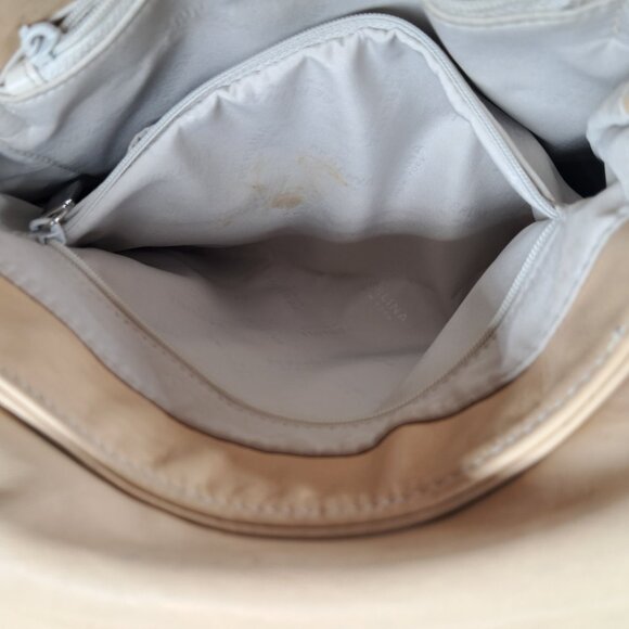 Perlina New York Soft Buttercup Yellow Messenger Purse Shoulder Bag - Picture 8 of 16